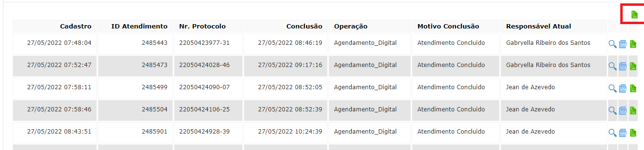 Log Call > Apresentação da tela de monitoramento para ver o resumo de produtividade e acessar todos os atendimentos do período desejado > image2022-5-30_14-41-12.png
